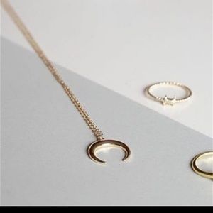 Fashion Jewelry Jewelry - Dainty Gold Crescent Horn Necklace Fashion Jewelry Jewelry - Dainty Gold Crescent Horn Necklace